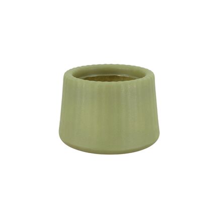 Vaso Tramontina Lótus em Polietileno Verde Oliva 8,5 cm