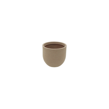 Vaso Tramontina Laos em Polietileno Granito Areia 15,5 cm