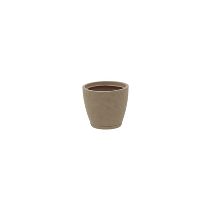 Vaso Tramontina Asteca em Polietileno Granito Areia 15,5 cm