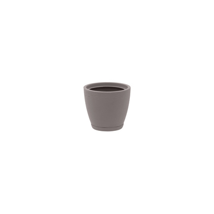 Vaso Tramontina Asteca em Polietileno Concreto 15,5 cm