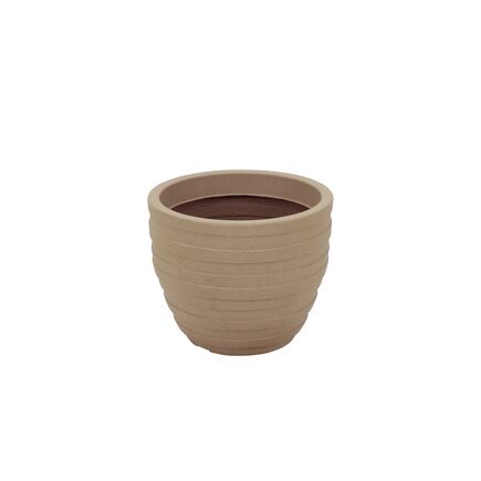 Vaso Tramontina Inca em Polietileno Granito Areia 38 cm