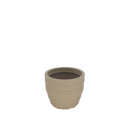 Vaso Tramontina Inca em Polietileno Granito Areia 32 cm