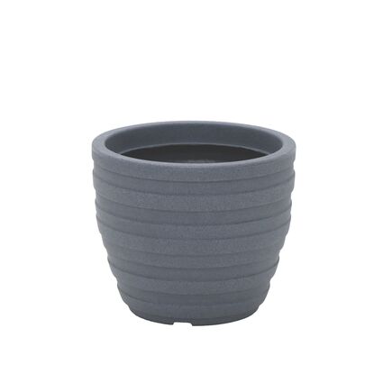 Vaso Tramontina Inca em Polietileno Grafite 32 cm