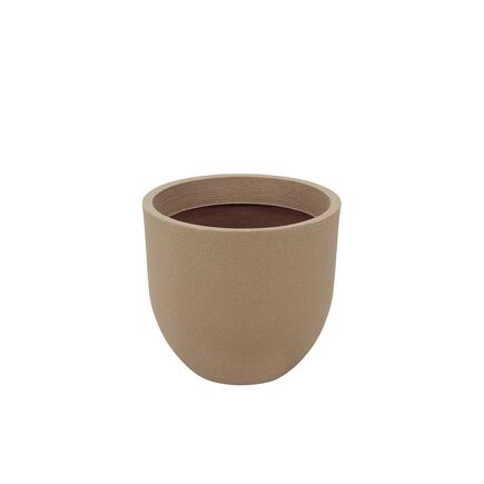 Vaso Tramontina Laos em Polietileno Granito Areia 45 cm