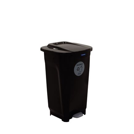 Lixeira Tramontina T-Force Coleta Seletiva em Polipropileno Marrom 50 L