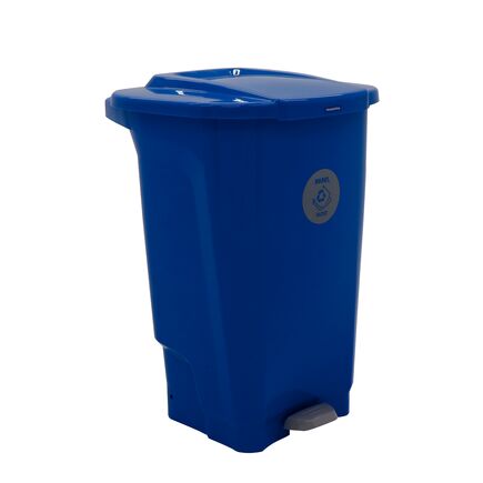 Lixeira Tramontina T-Force Coleta Seletiva em Polipropileno Azul 100 L