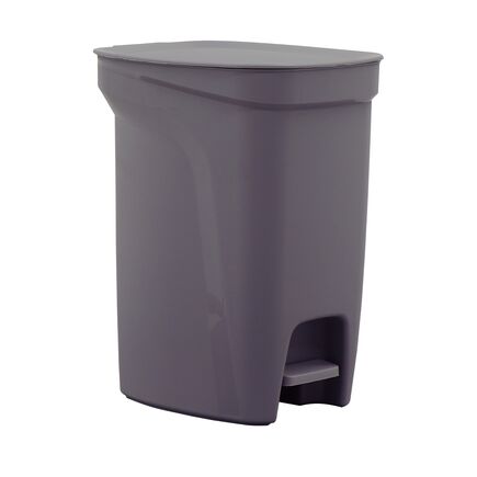 Lixeira Tramontina Compact 10L em Polipropileno Cinza com Haste em Aço Galvanizado