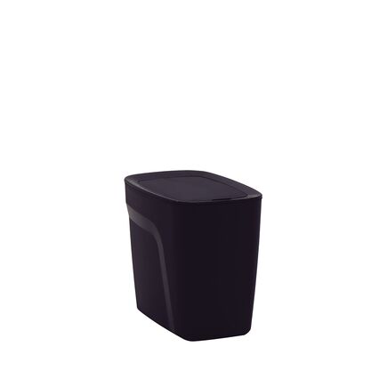 Lixeira Tramontina Urban em Polipropileno Preto com Tampa Click 6,5 L
