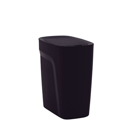 Lixeira Tramontina Urban em Polipropileno Preto com Tampa Click 8,5 L