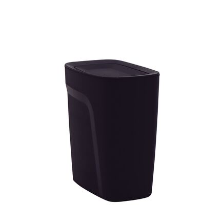 Lixeira Tramontina Urban em Polipropileno Preto com Tampa Basculante 8,5 L