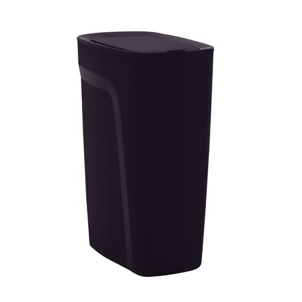 Lixeira Tramontina Urban em Polipropileno Preto com Tampa Click 10,5 L