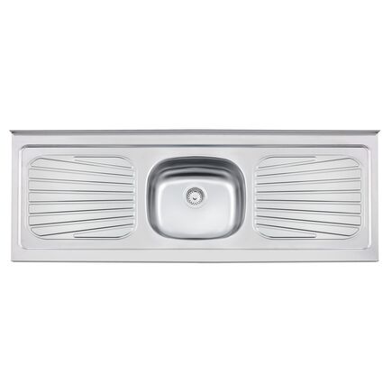 Pia de Apoio Tramontina New Raggi 40 em Aço Inox 150x52 cm