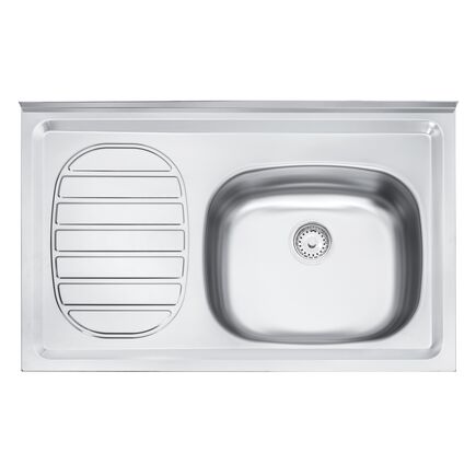 Pia de Apoio Tramontina Filo 40 FX DX em Aço Inox 80x50 cm