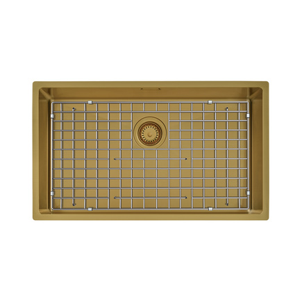 Cuba Tramontina Quadrum 70 Light Gold em Aço Inox com PVD