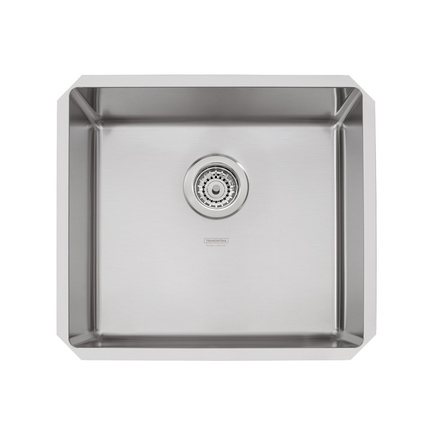 Cuba de embutir Tramontina Design Collection Quadrum Undermount em Aço Inox com Acabamento Acetinado 45 U 45x40 cm