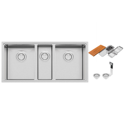 Cuba Tramontina Design Collection Quadrum 2.5C 34 em Aço Inox com Acessórios