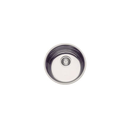 Cuba de embutir Tramontina Luna 38 BL em Aço Inox Alto Brilho Ø38 cm