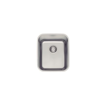 Cuba de Embutir Tramontina Dora 34 BL R6 em Aço Inox Escovado com Válvula 34x40 cm