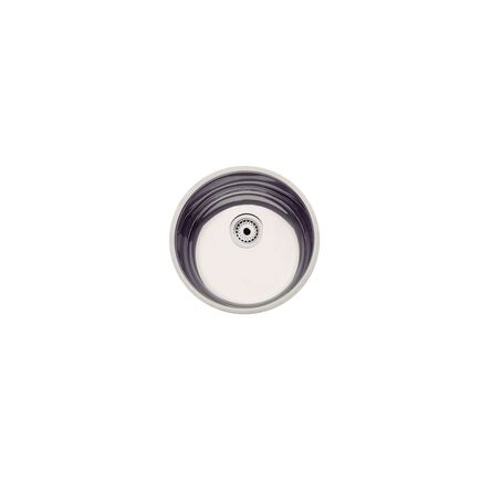 Cuba de embutir Tramontina Basic 35 BL em Aço Inox Natural Ø35 cm