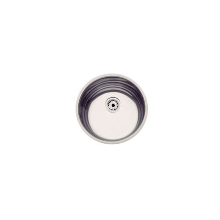 Cuba de embutir Tramontina Basic 38 BL em Aço Inox natural Ø38 cm
