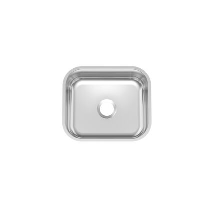 Cuba de embutir Tramontina Lavínia 40 BL em aço inox natural 40x34 cm