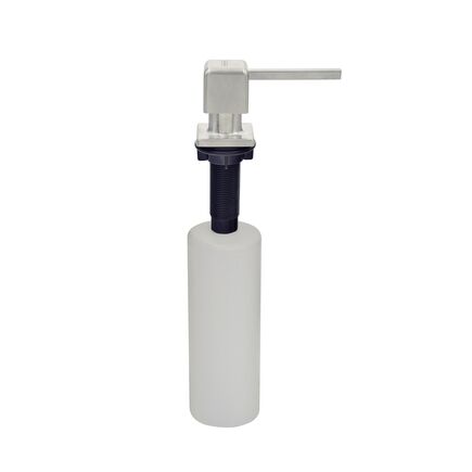 Dosador de Sabão Square Tramontina em Aço Inox com Recipiente Plástico 500 ml