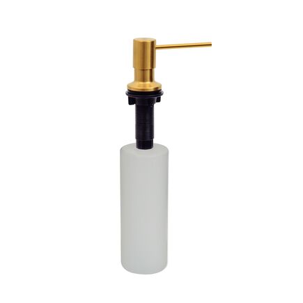 Dosador de Sabão Tramontina em Aço inox Gold com Recipiente Plástico 500 ml com revestimento PVD