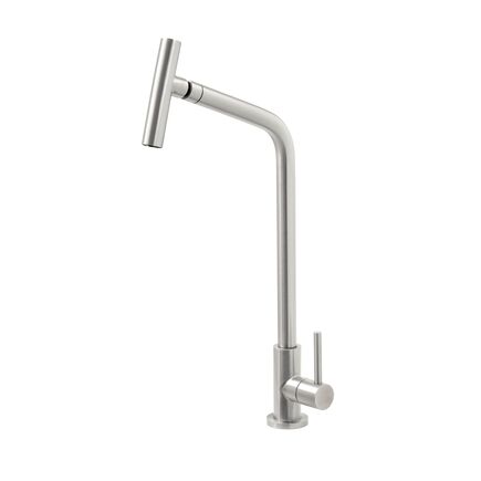 Torneira Versa Tramontina em Aço Inox com Bica Articulada