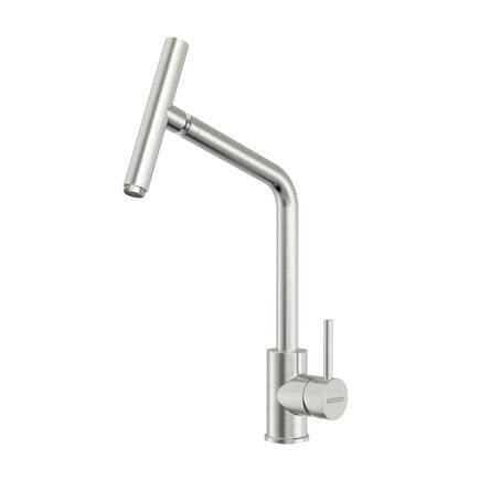 Monocomando Tramontina Versa em Aço Inox com Bica Articulada
