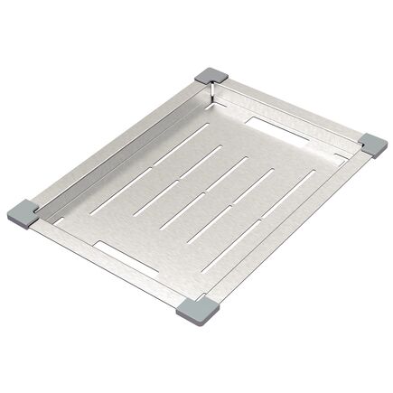 Bandeja Perfurada Tramontina Design Collection em Aço Inox com Acabamento Acetinado 43x32 cm