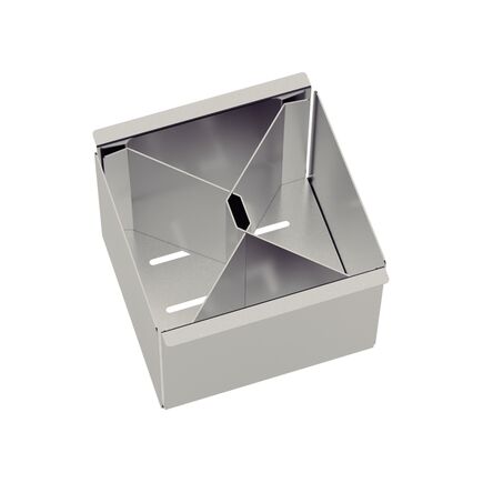 Porta-Talheres Tramontina em Aço Inox com Acabamento Acetinado para uso no Canal Organizador