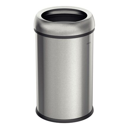Lixeira Tramontina Friuli em Aço Inox com Acabamento Acetinado 65 L sem Tampa