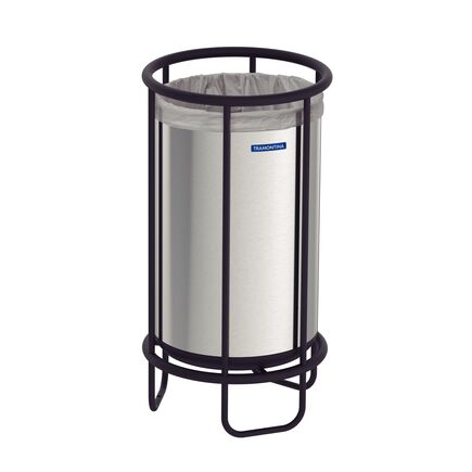 Lixeira Tramontina Cesena em Aço Inox com Acabamento Acetinado 65 L