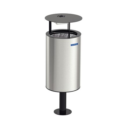 Lixeira Tramontina Messina em Aço Inox com Acabamento Acetinado 55 L