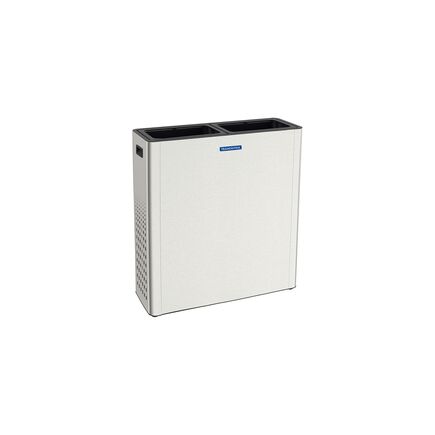 Lixeira Tramontina Sassari Plus em Aço Inox com Acabamento Acetinado 65 + 65 L