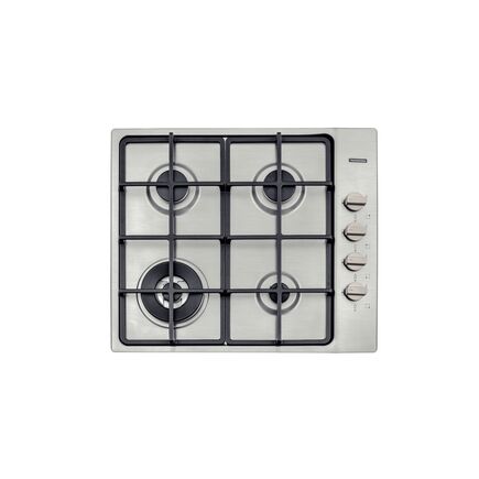 Cooktop a Gás Tramontina Square em Aço Inox com Trempes em Ferro Fundido e Acendimento Superautomático 4 Queimadores