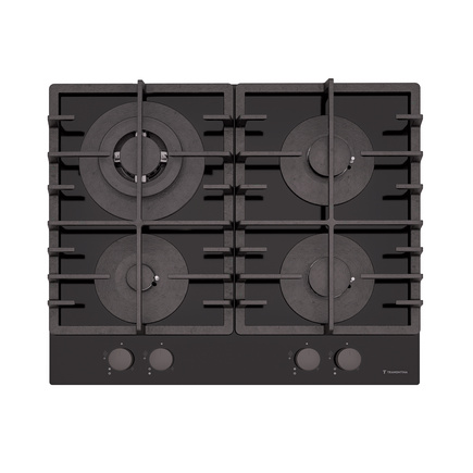 Cooktop à Gás Tramontina Square 4GG HE Safestop 60 Semiprofissional com Acendimento Superautomático 4 Queimadores