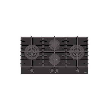 Cooktop Tramontina Quadra 4GG Double TRI HE Safestop 90 em Vidro Temperado 90 cm