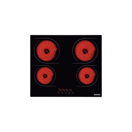 Cooktop Elétrico Tramontina New Square Vitrocerâmico com 4 Áreas de Aquecimento e Comando Touch