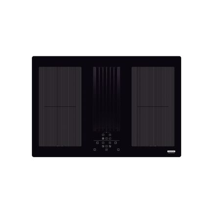 Cooktop Indução Tramontina Design Collection Duo 4EI 80 com Coifa Integrada em Modo Exaustão 220 V