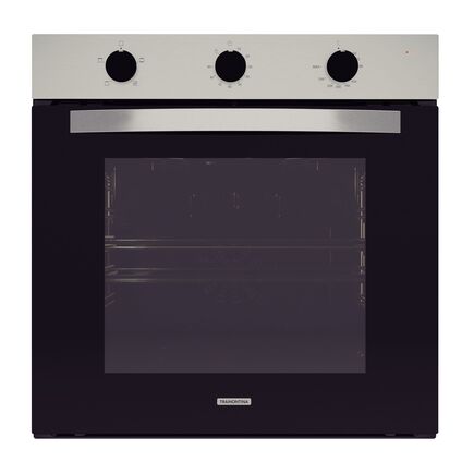 Forno Elétrico de Embutir Tramontina Inox Easy 60 F4 em Aço Inox 4 Funções 74 L