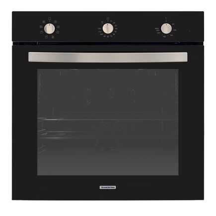 Forno Elétrico de Embutir Tramontina Glass Cook em Vidro Temperado Preto 7 Funções 73 L