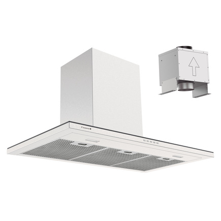 Coifa de Parede Tramontina Slim Wall T smart 90 Split em Aço Inox com Acabamento Acetinado 220 V