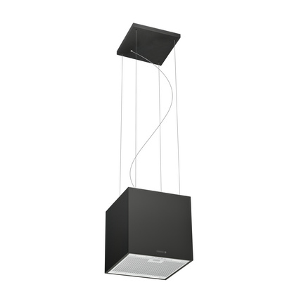 Coifa Tramontina Cube Isla 40 Silent T smart 220 V em Aço Inox com Acabamento Black Steel