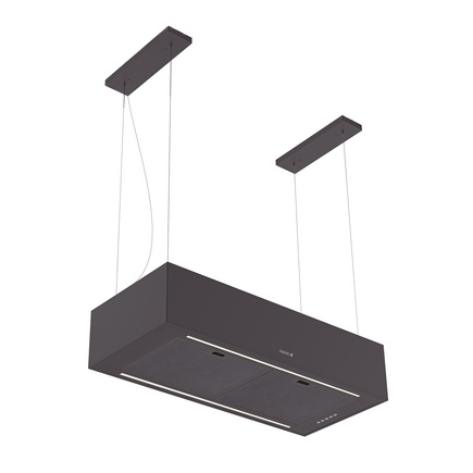 Coifa de Ilha Tramontina Cube Slim Isla Black Silent T smart 90
