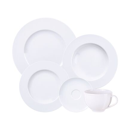Aparelho de Jantar Tramontina Maria Augusta em Porcelana 20 Peças