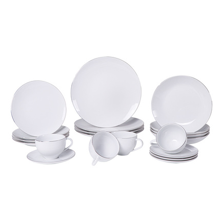 Aparelho de Jantar Tramontina Atena em Porcelana Decorada 20 Peças