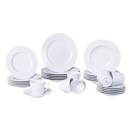 Aparelho de Jantar Tramontina Vibrare em Porcelana Decorada 30 Peças