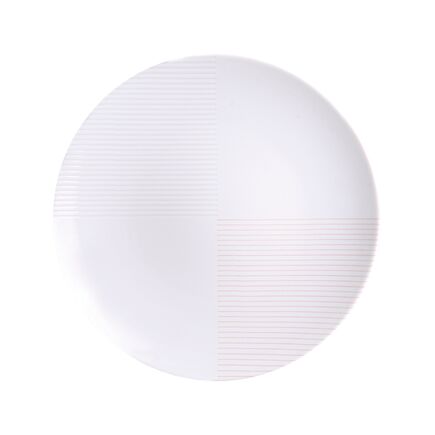 Prato Sobremesa Tramontina Grid em Porcelana Decorada 21 cm