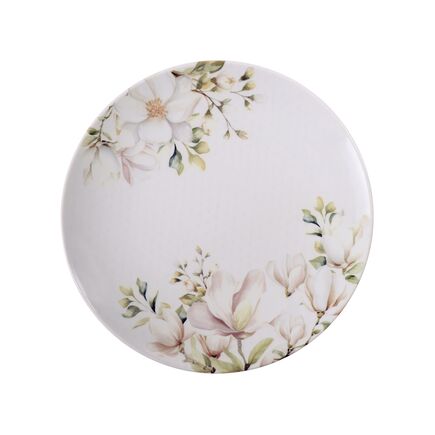 Prato Raso Tramontina Magnólia em Porcelana Decorada 28 cm
